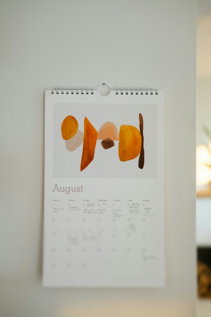 Aesthetischer Kalender